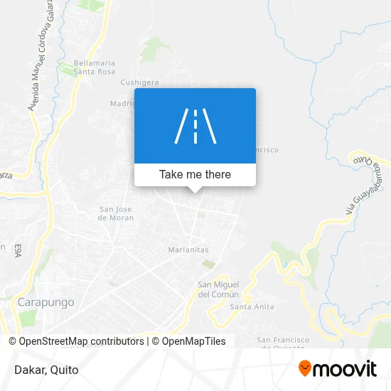 Dakar map