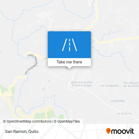 San Ramon map