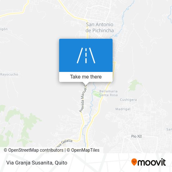Mapa de Via Granja Susanita