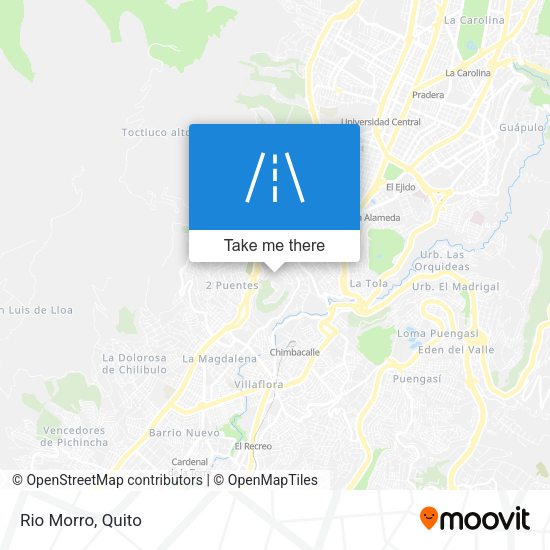 Rio Morro map