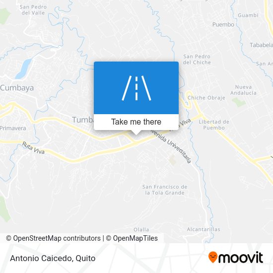 Mapa de Antonio Caicedo