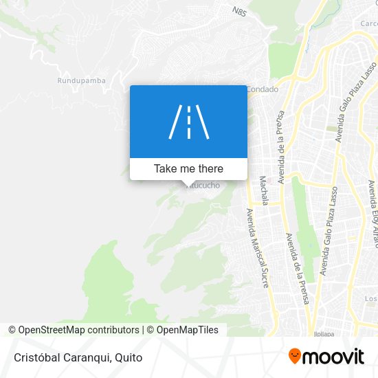 Cristóbal Caranqui map