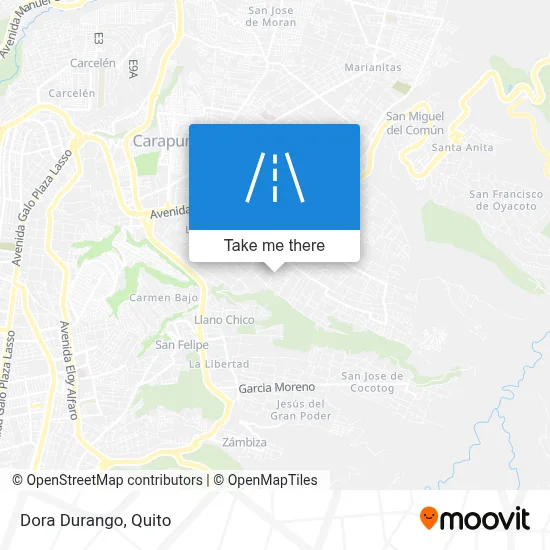 Dora Durango map