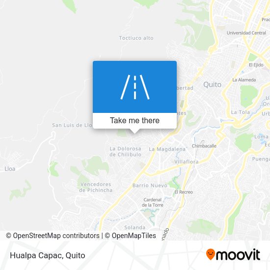 Mapa de Hualpa Capac