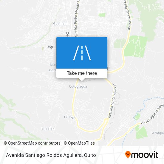 Avenida Santiago Roldos Aguilera map