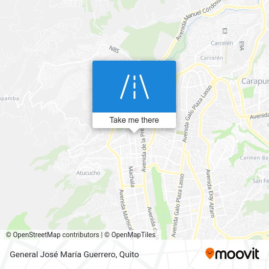 General José María Guerrero map