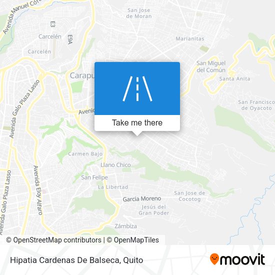 Mapa de Hipatia Cardenas De Balseca