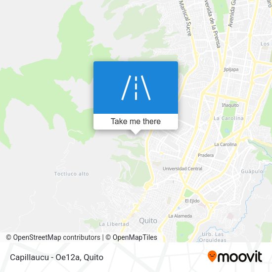 Mapa de Capillaucu - Oe12a