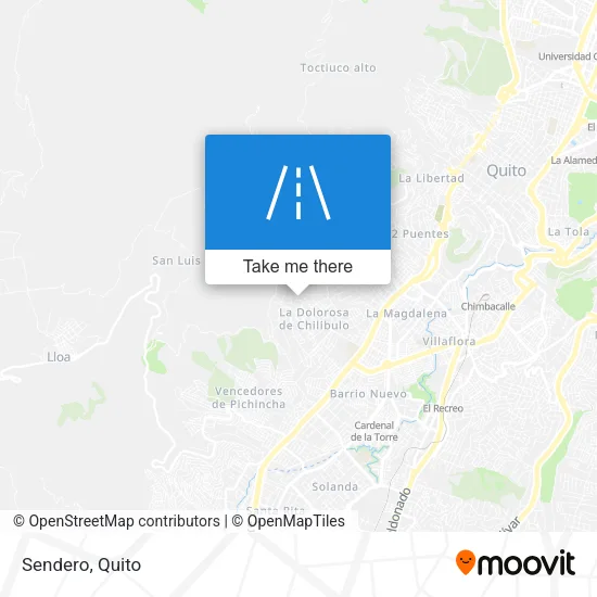 Sendero map