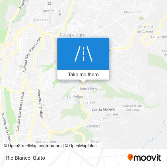 Mapa de Rio Blanco