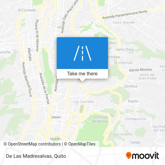 Mapa de De Las Madresalvas