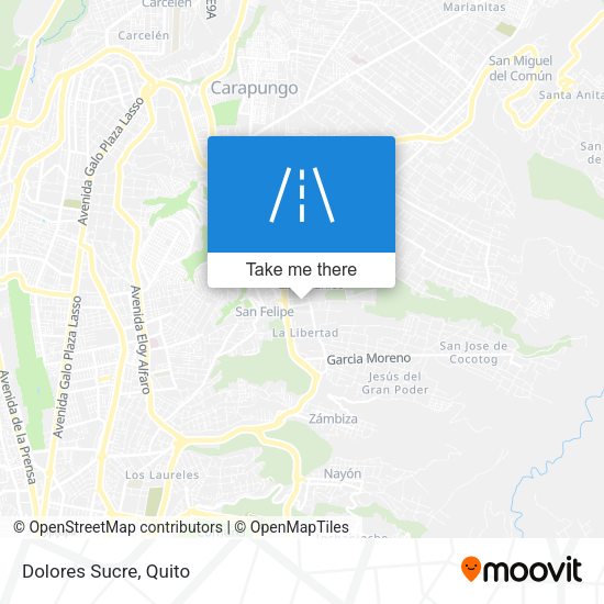 Mapa de Dolores Sucre