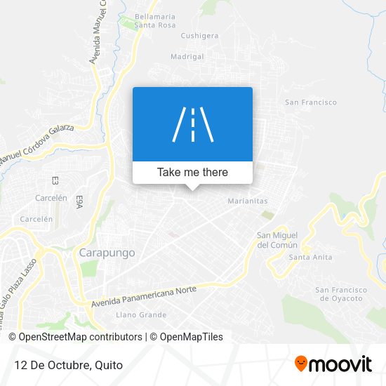 Mapa de 12 De Octubre