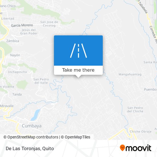 De Las Toronjas map