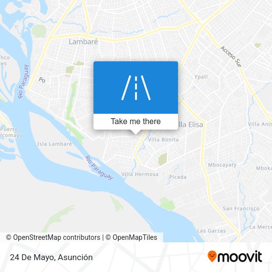 Mapa de 24 De Mayo