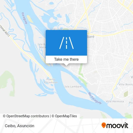 Mapa de Ceibo