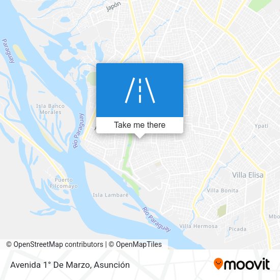 Mapa de Avenida 1° De Marzo