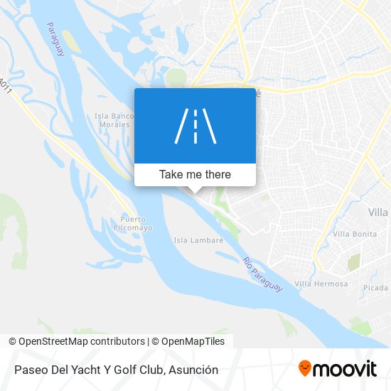 Paseo Del Yacht Y Golf Club map
