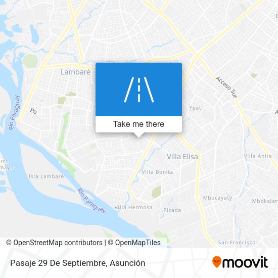 Mapa de Pasaje 29 De Septiembre