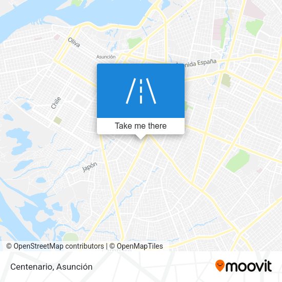 Mapa de Centenario