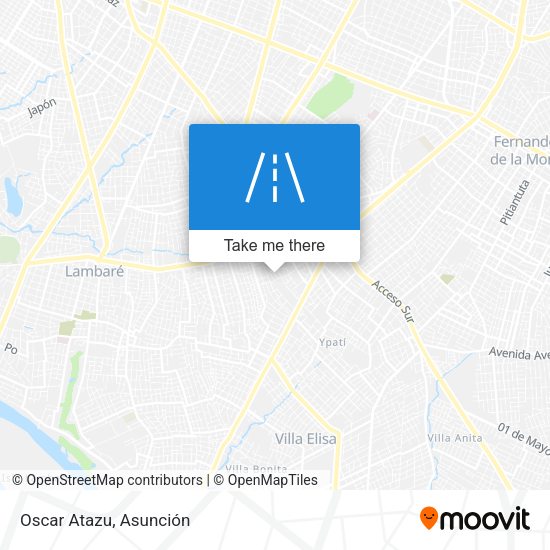 Mapa de Oscar Atazu