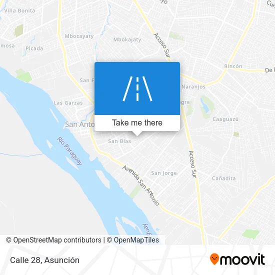 Mapa de Calle 28