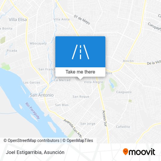 Mapa de Joel Estigarribia