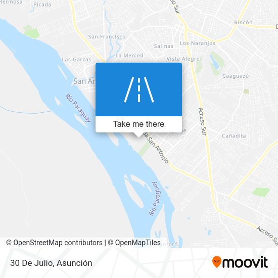 Mapa de 30 De Julio