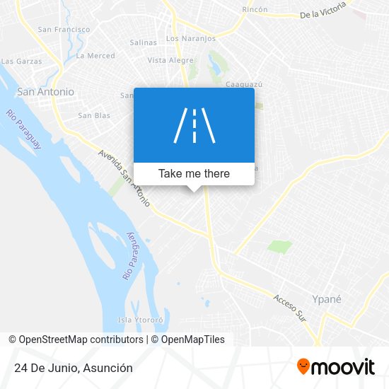 Mapa de 24 De Junio