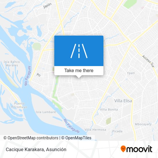 Mapa de Cacique Karakara