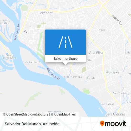 Mapa de Salvador Del Mundo