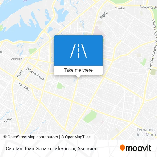 Mapa de Capitán Juan Genaro Lafranconi