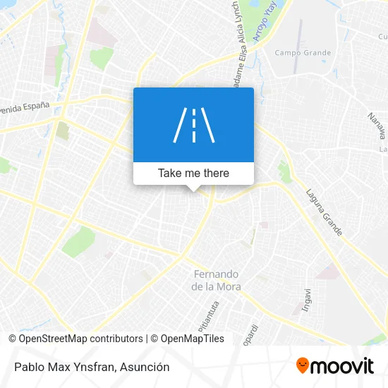 Pablo Max Ynsfran map