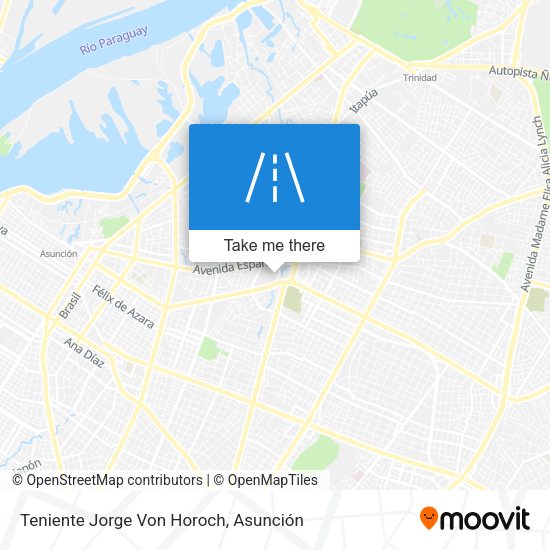 Mapa de Teniente Jorge Von Horoch