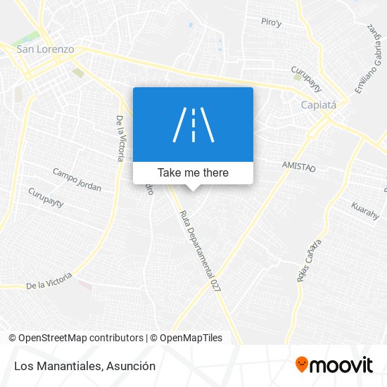 Los Manantiales map