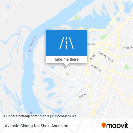 Avenida Chiang Kai Shek map