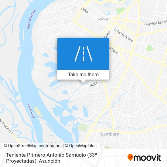 Teniente Primero Antonio Samudio (33ª Proyectadas) map