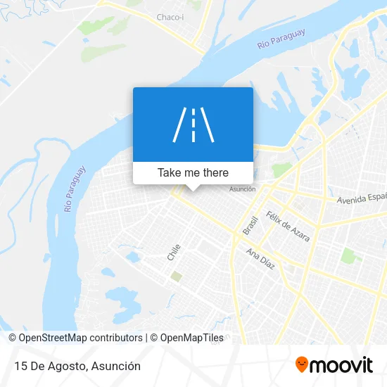 15 De Agosto map