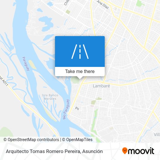 Mapa de Arquitecto Tomas Romero Pereira