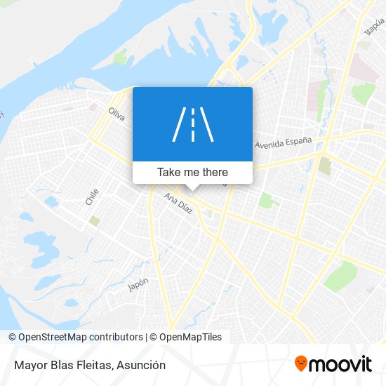 Mayor Blas Fleitas map