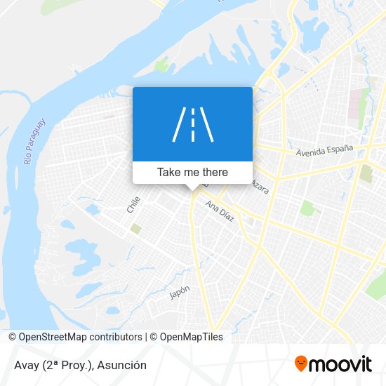 Mapa de Avay (2ª Proy.)