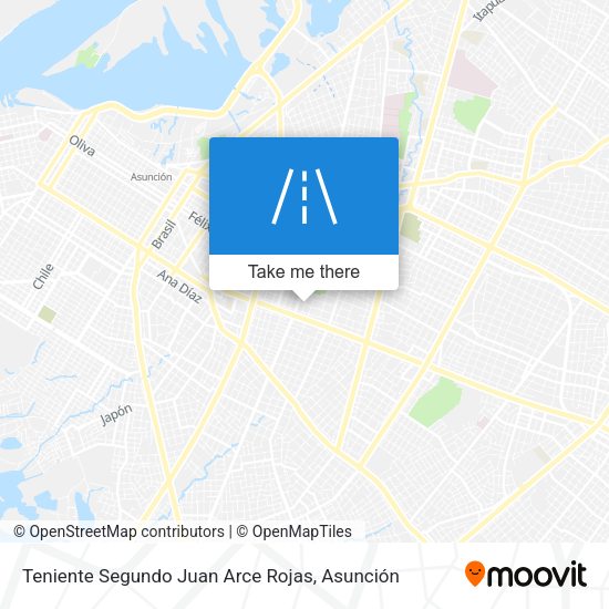 Mapa de Teniente Segundo Juan Arce Rojas