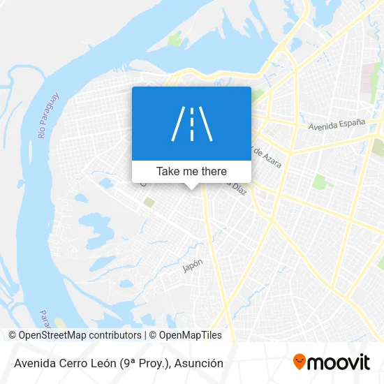 Mapa de Avenida Cerro León (9ª Proy.)
