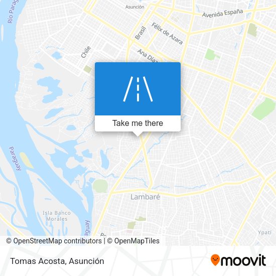 Mapa de Tomas Acosta
