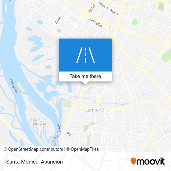 Mapa de Santa Monica