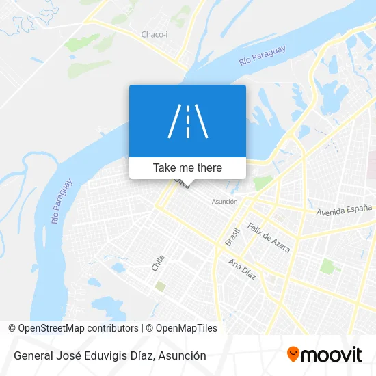 General José Eduvigis Díaz map