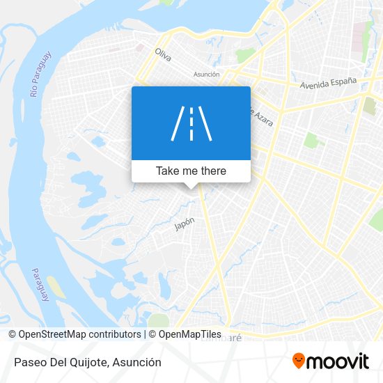 Mapa de Paseo Del Quijote