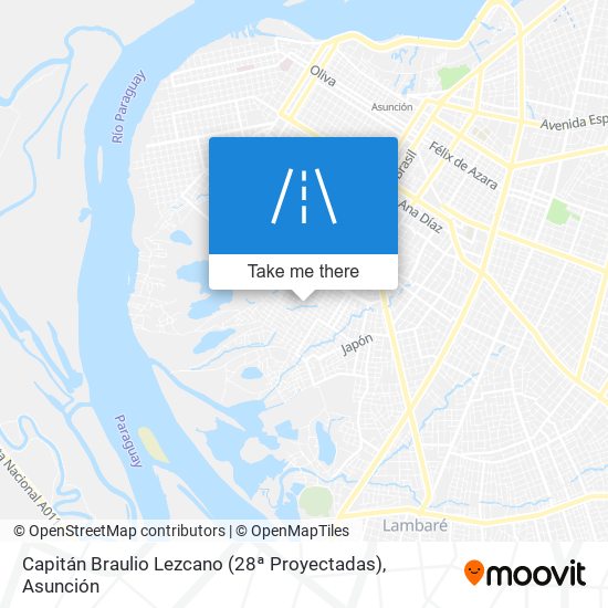 Capitán Braulio Lezcano (28ª Proyectadas) map