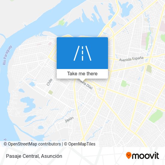 Mapa de Pasaje Central