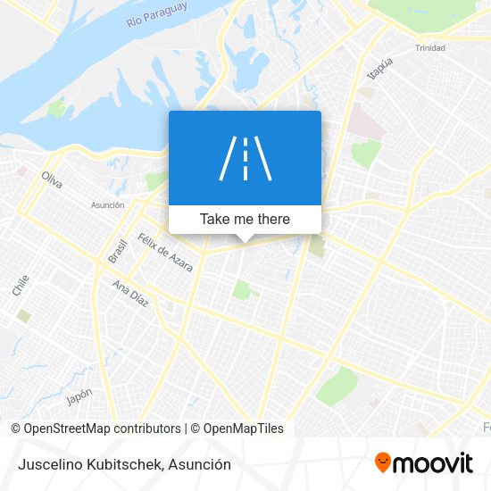 Mapa de Juscelino Kubitschek